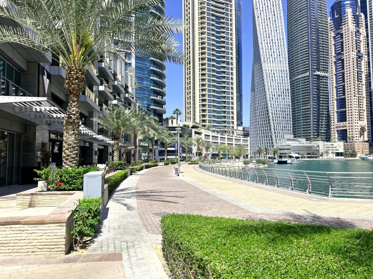 Newly Renovated Marina & Sea View Family Condo Dubai Bagian luar foto